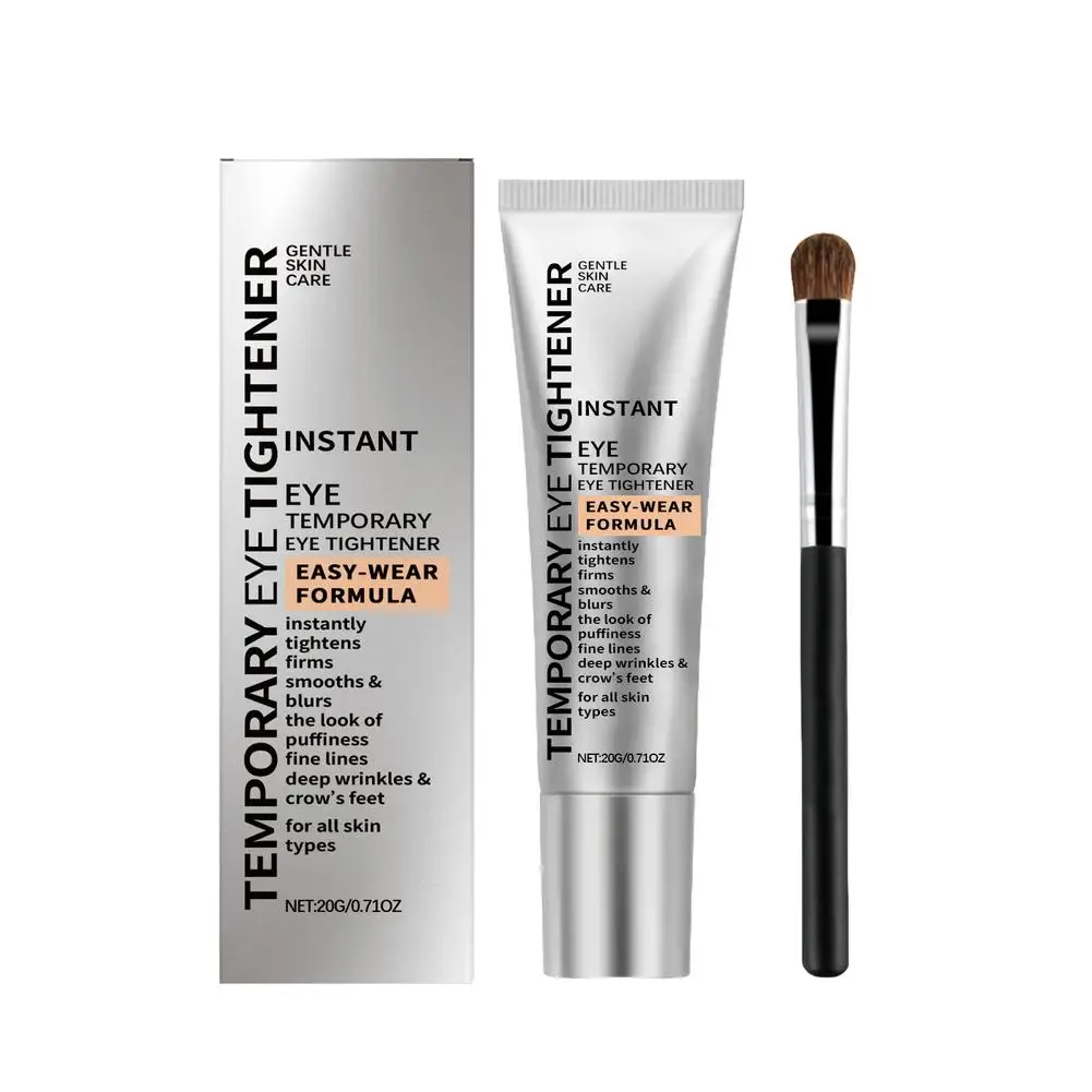 Crema instantánea para ojos firme, crema instantánea para reafirmar y depurgear los ojos, ayuda a suavizar las líneas finas y reducir la hinchazón y la ojeras