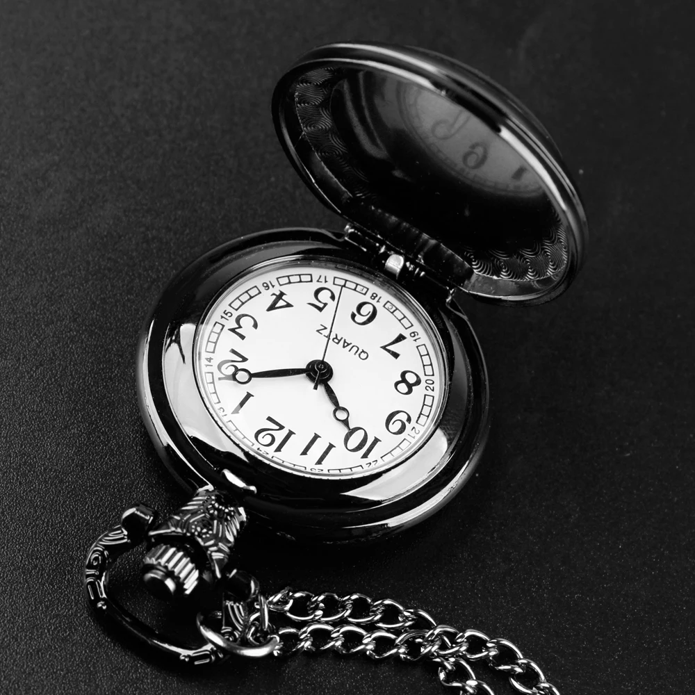 빈티지 문 해골 크로우 패턴 석영 주머니 시계 패션 목걸이 펜던트 체인 쥬얼리 선물 Steampunk 시계 남성 여성을위한