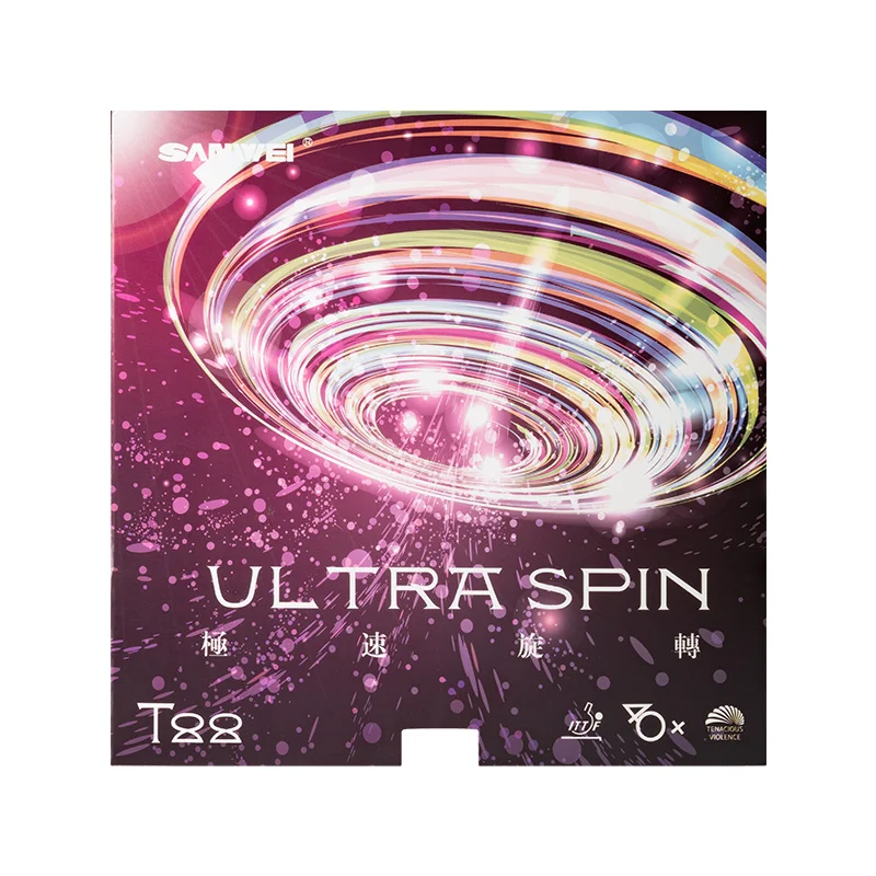 Original sanwei ultra spin tênis de mesa borracha t88 rotação controle loop ping pong esponja