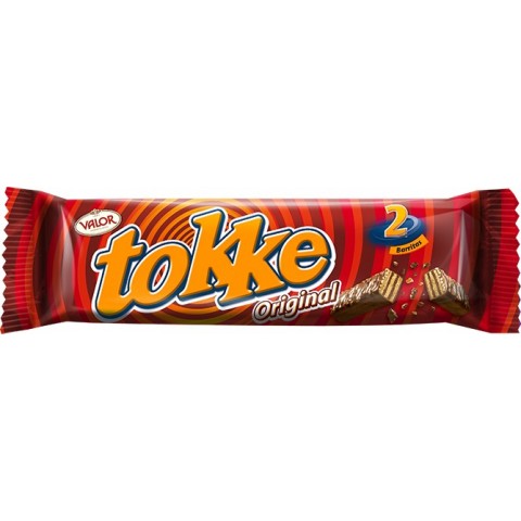 Valor Original Tokke-Caixa Wafer Recheada Chocolate, 30 Unidades de 47gr Cada