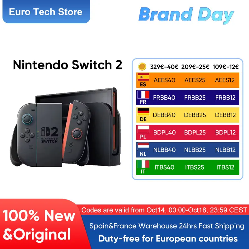 Nintendo Switch 2 7,9-calowy wyświetlacz LCD Joy-Con2 Konsola z uchwytami Stabilny tryb TV Konsola do gier wideo N2