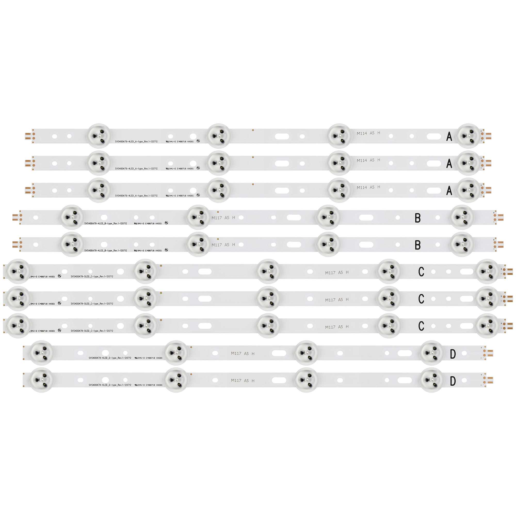 Cho 40L1353B 40L1354B 40VLE675BG LTA400HM23 SVS400A73 SVS400A79 ABCD 40VLE4324BF 40VLE4322BF 40VLE5322BG 40VLE5324BG LED Strip