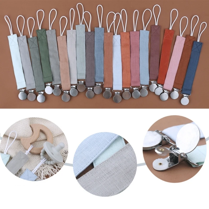 4 Cho Em Bé Dây Chuyền Kẹp Đậu Nành Giả Giá Đỡ Dây Xích Dây Đeo Núm Vú Trẻ Sơ Sinh Bú Chống Thả Dây Chuyền Phù Hợp Nhất núm Vú Giả