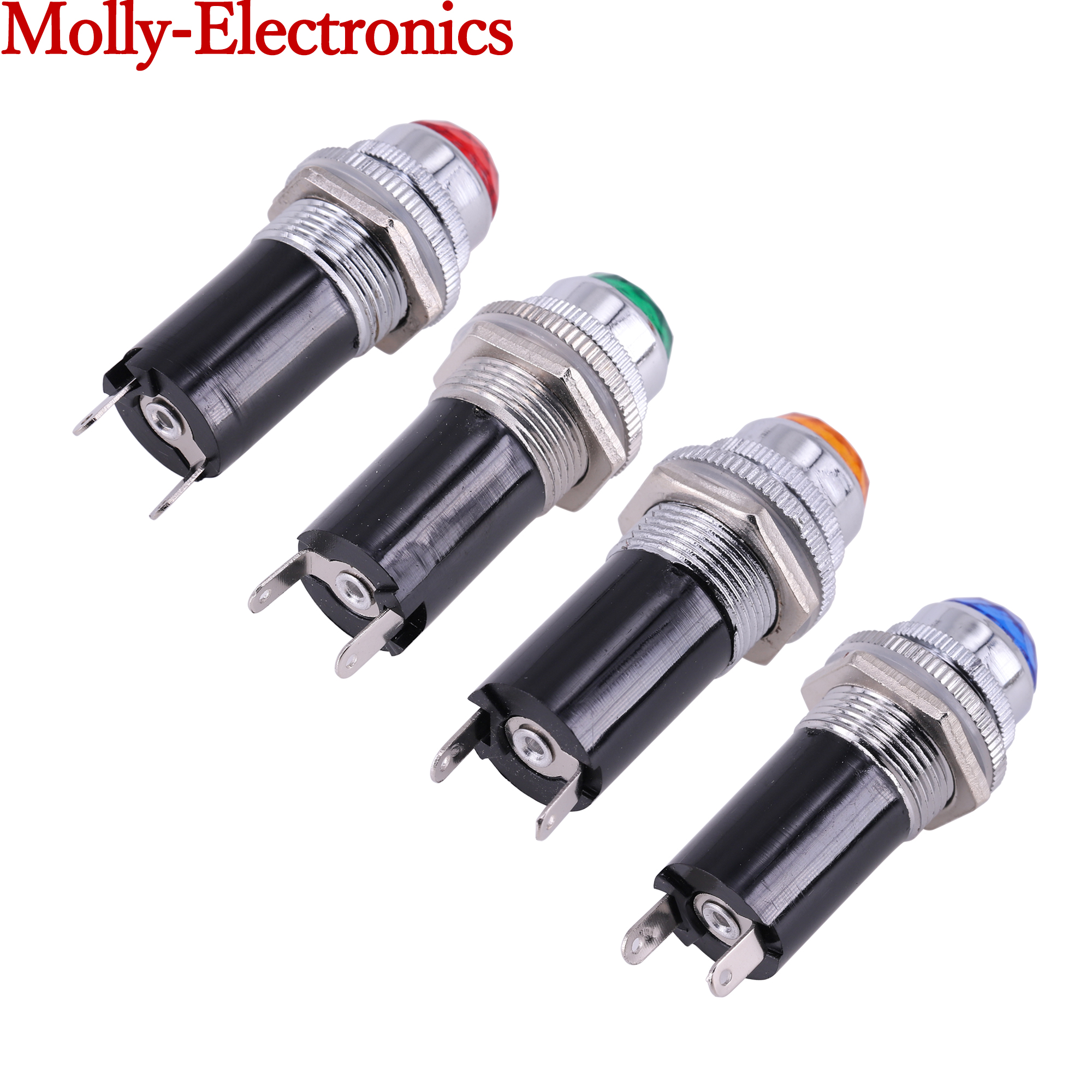 1PC Power Signal lamp Indicator Lights 6.3V 12V 24V 220V Diamond Head Lamp Comprises A Bulb Amplifier Parts DIY Audio HIFI