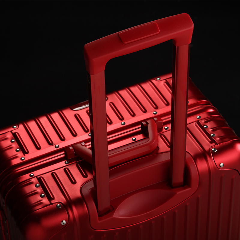 SGG フルアルミマグネシウム合金荷物バッグ 26 インチ全方向ホイールキャリーオンスーツケース金属トラベルバッグ男性と女性のための