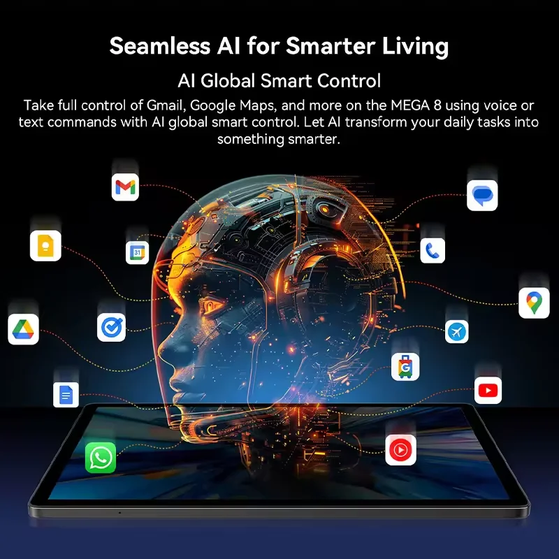 【Wereldpremière】Blackview MEGA 8 tablet 13 inch FHD+ 90 Hz display 11000 mAh AI Android 15 50 MP camera 4 BOX-luidsprekers 4G Pad PC