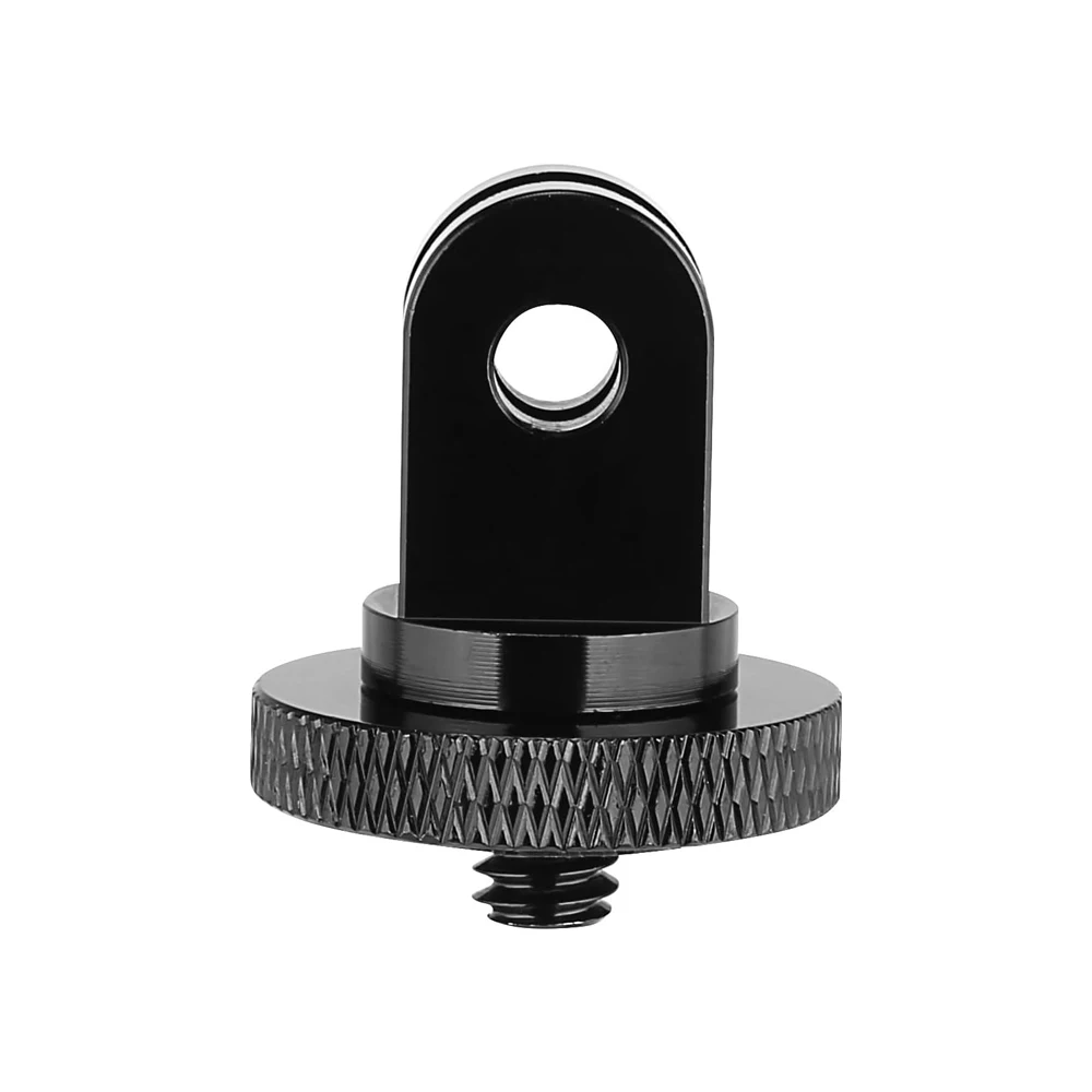 Adaptador de aleación de aluminio, montaje de conversión 1/4 para GoPro Hero 13 12 11 10 9 Insta360 SJCAM AKASO DJI Osmo, accesorios para Cámara de Acción