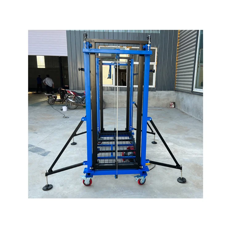 Loading Electric Lifting Scaffold Electric Scaffolding 6m Portable Electric Scaffolding Lift Platform