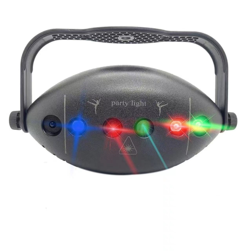 72 Patterns Disco Lights Stage Lights USB Mini DJ Sound Tone Flash Laser Projector Lights Club Stage Effect Festival Decoration