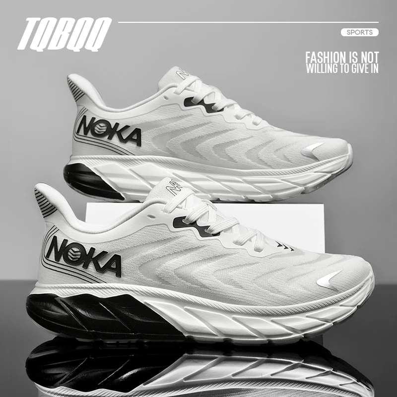 TQBQQ Men's Running Shoes Lightweight Breathable Comfortable Cushioned Sneakers for Walking Gym Casual Wear Athletic Shoes