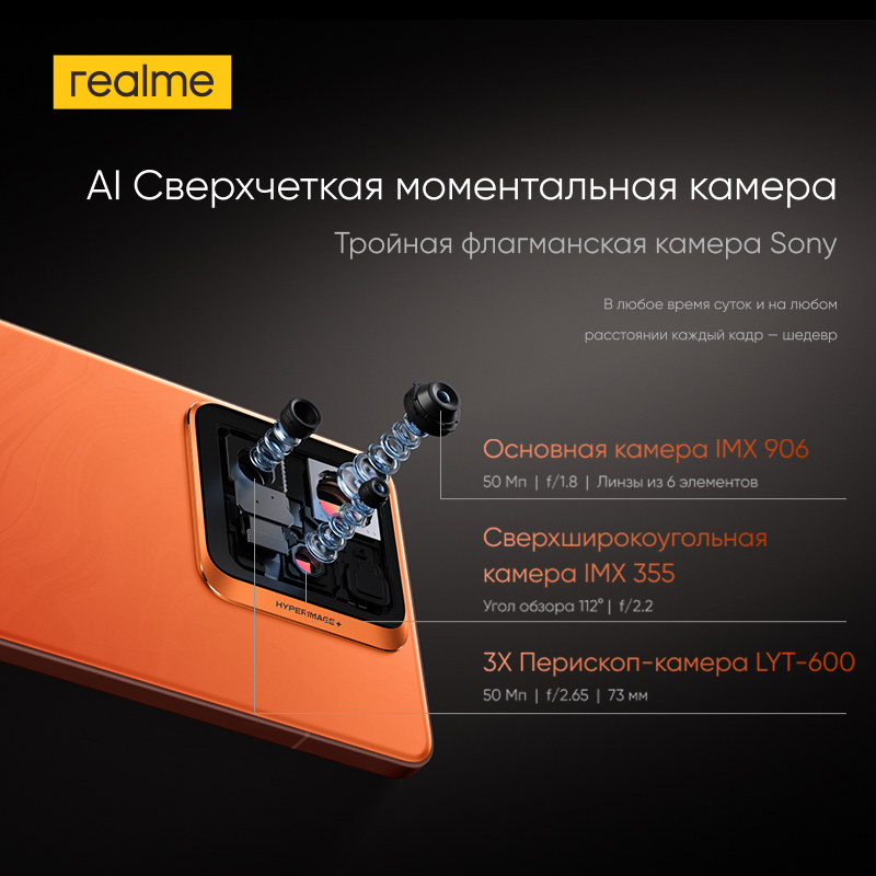 [World Premiere] realme GT7 Pro Smartphone Snapdragon® 8 Elite Chipset Eco² Display 50MP Sony Ultra-clear Snap Camera 6500mAh