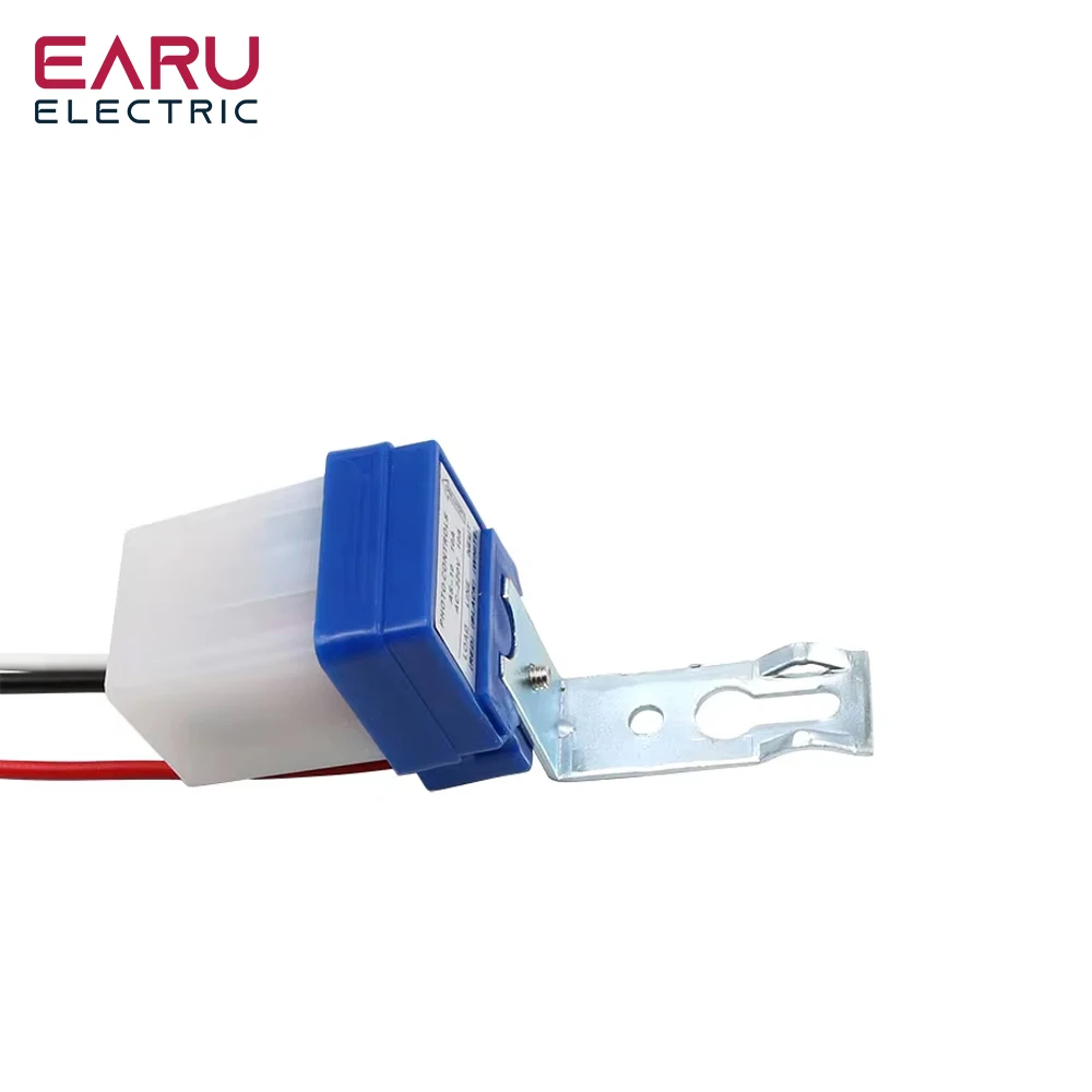 Tự Động Tắt Mở Photocell Phố Đèn Công Tắc Đèn Điều Khiển DC AC 220V 50-60Hz 10A Ảnh Điều Khiển photoswitch Cảm Biến