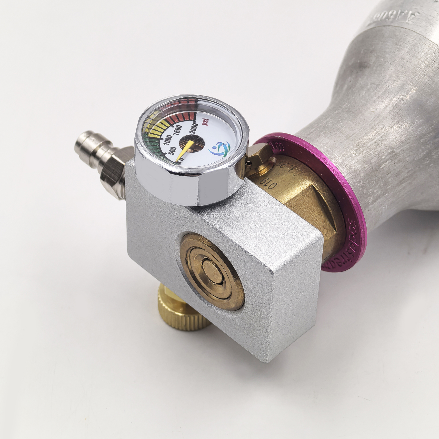 2025 คาร์บอนไดออกไซด์กระบอกบรรจุอะแดปเตอร์ท่อคาร์บอนเติมเติมสถานีสําหรับสีชมพู CO2 กระบอกขวด DUO Terra Art Gaia