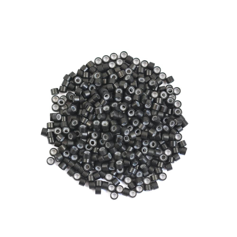 500 Miếng 4Mm Tóc Nhẫn Ốp Lót Micro Liên Kết Nhẫn Hạt Cho Tôi Đầu Tóc Lông Vũ Phần Mở Rộng