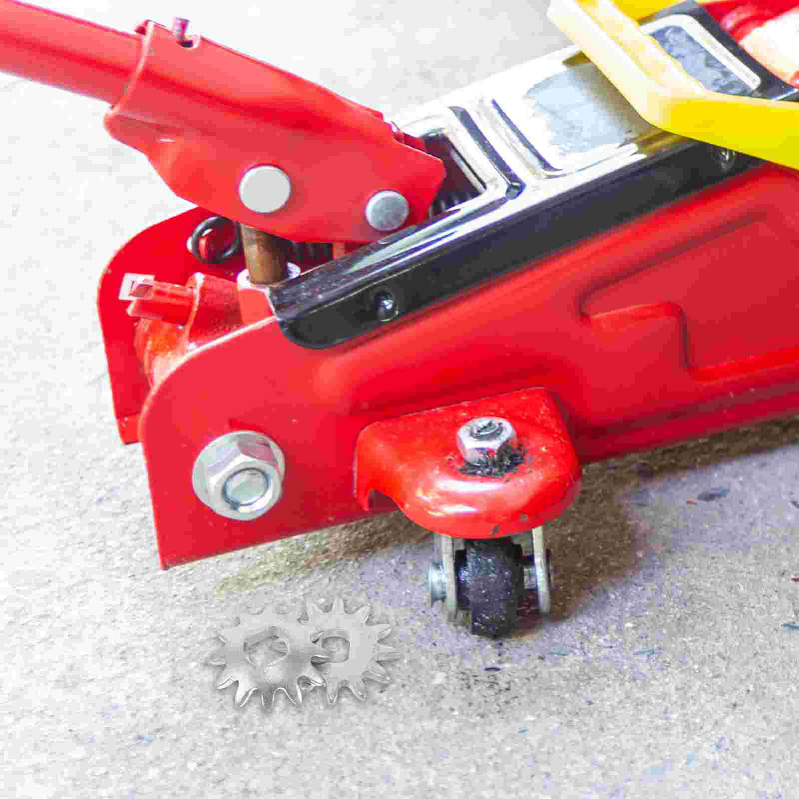 2 Buah Roda Gigi Pengganti Pengangkat Aksesori Truk Logam Dudukan Mobil Ponsel Jack Horizontal Universal