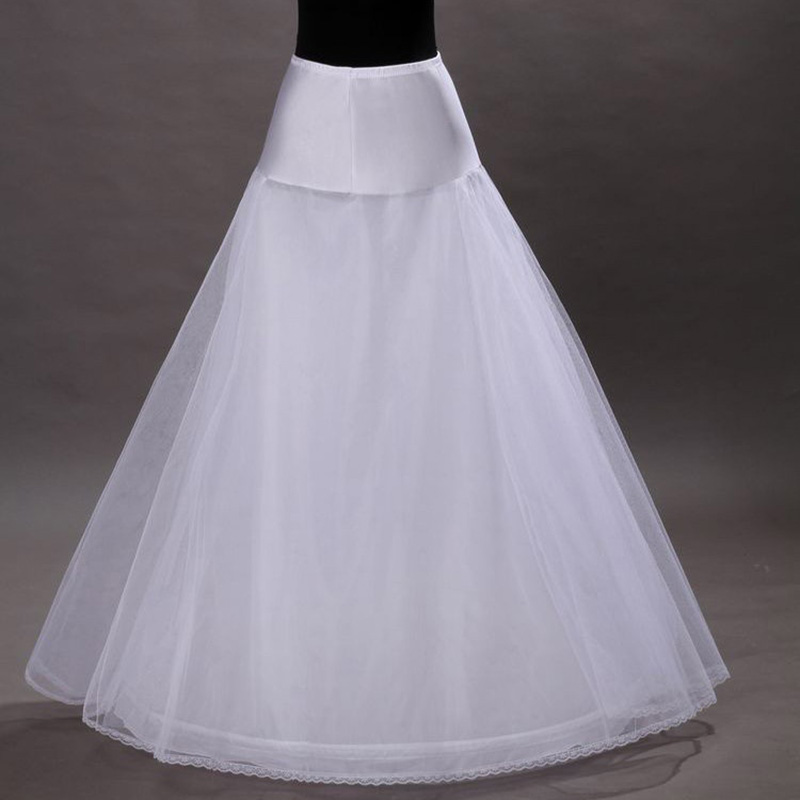 A-Linie Tüll Hochzeit Braut Petticoat Unterrock Krinolinen für Kleid