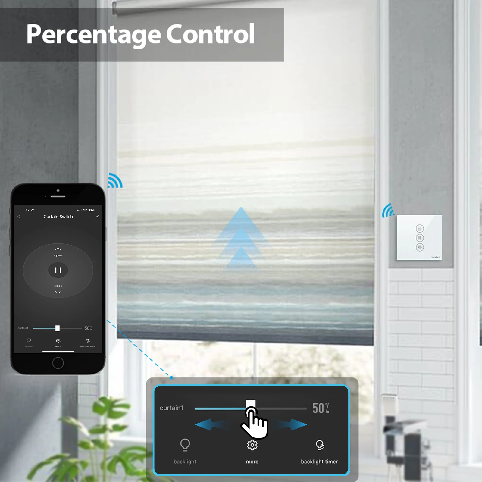 Tuya Smart Life EU WiFi interruptor de cortina de persiana enrollable para persianas motorizadas con Control remoto Google Home Aelxa Echo Smart Home