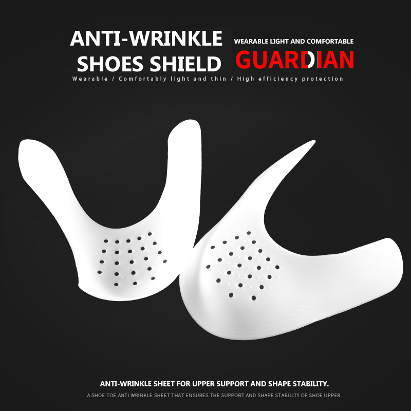 2er-Pack Neue Schuhpflege Sneaker Anti-Falten-Zehenkappen Schutz Bahre Expander Shaper Stützpolster Schuhe Zubehör