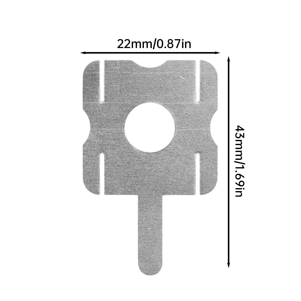 30Pcs Lithium Battery Nickel Sheets Polygonal Battery Pack Nickel Sheet For Spot Welding Machine Batteries Connection Sheets