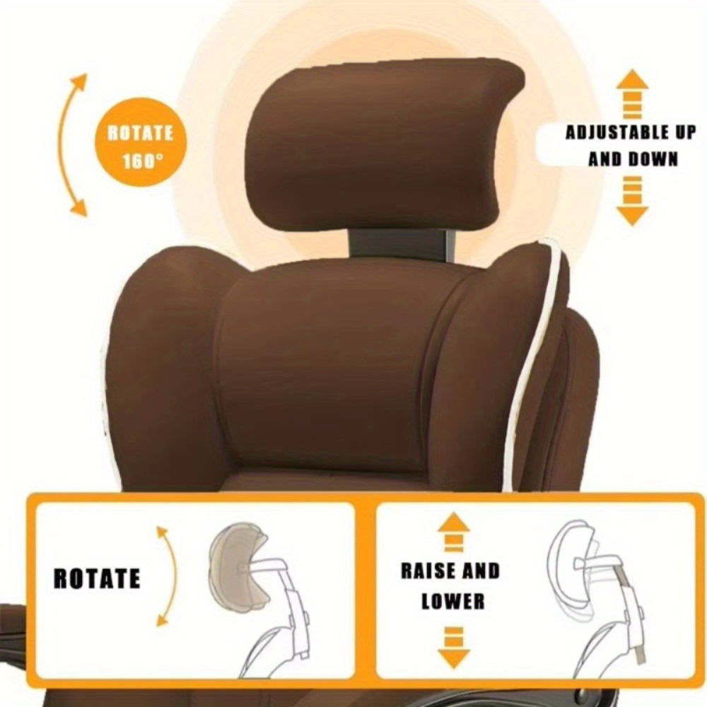 Ergonomic Gaming Chair with Headrest High Back Office Chair Computer Gaming Chairs Big and Tall PU Leather Office Chair