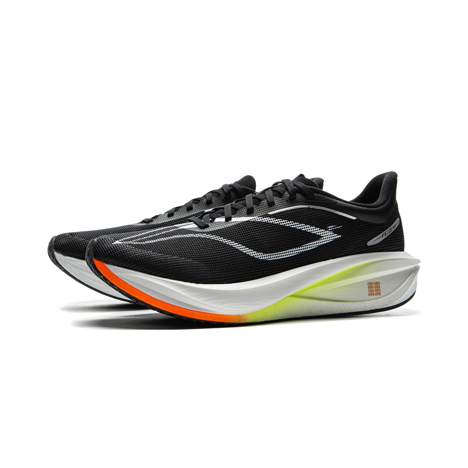 Li-Ning Men FEIDIAN 5 CHALLENGER Racing Running รองเท้า SUPER BOOM เบาะแผ่นคาร์บอนไฟเบอร์ Anti-ลื่นกีฬารองเท้าผ้าใบ ARMV001