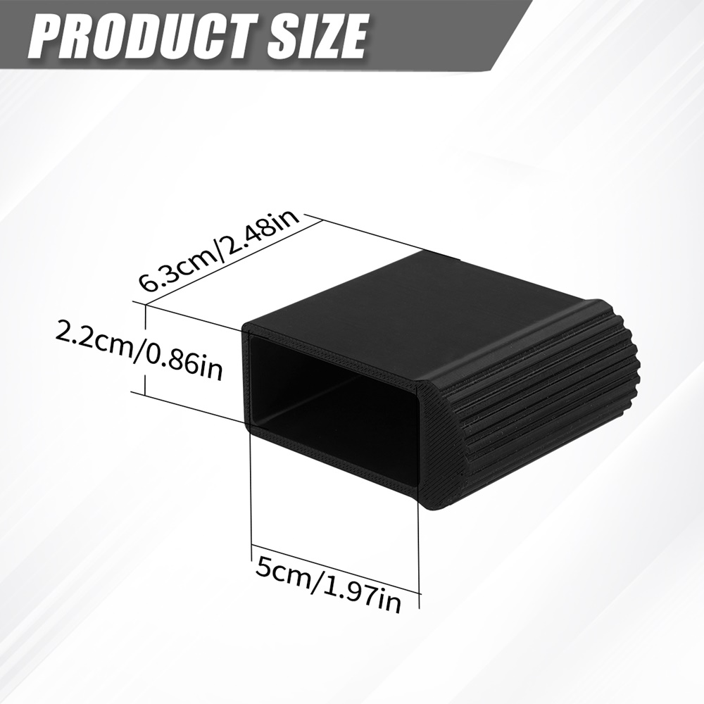 4/8PCS 50x22mm Dirigent Voeten Voor Traverse Outdoor Schoen Vervanging Schoen Onderdeel Rubberen Voeten