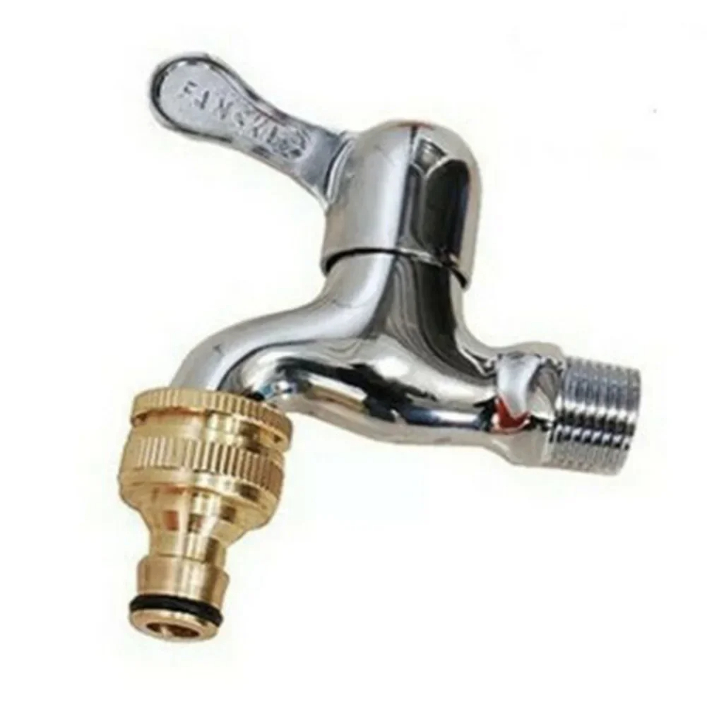 Pressure Washer Hose Adaptor Brass Hose Tap Connector 3/4'' 1/2'' THREADED GARDEN WATER PIPE ADAPTER FITTING Watering Equipment