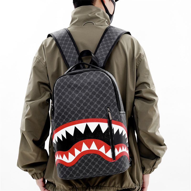 Mochila para hombre, bolso universitario a cuadros para escuela secundaria, mochila para ordenador portátil de 15 pulgadas