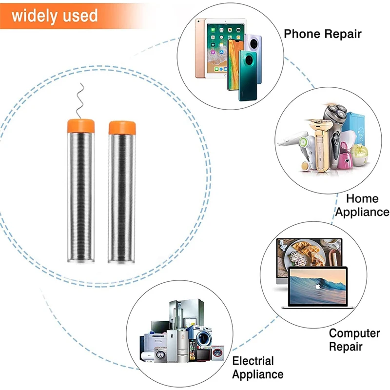 0.8 มม.แบบพกพาลวดบัดกรีปากกา DIY ดีบุกตะกั่ว Rosin Core SOLDER Wire FLUX สายเชื่อมสําหรับโทรศัพท์มือถือเครื่องมือซ่อมเครื่องมือ