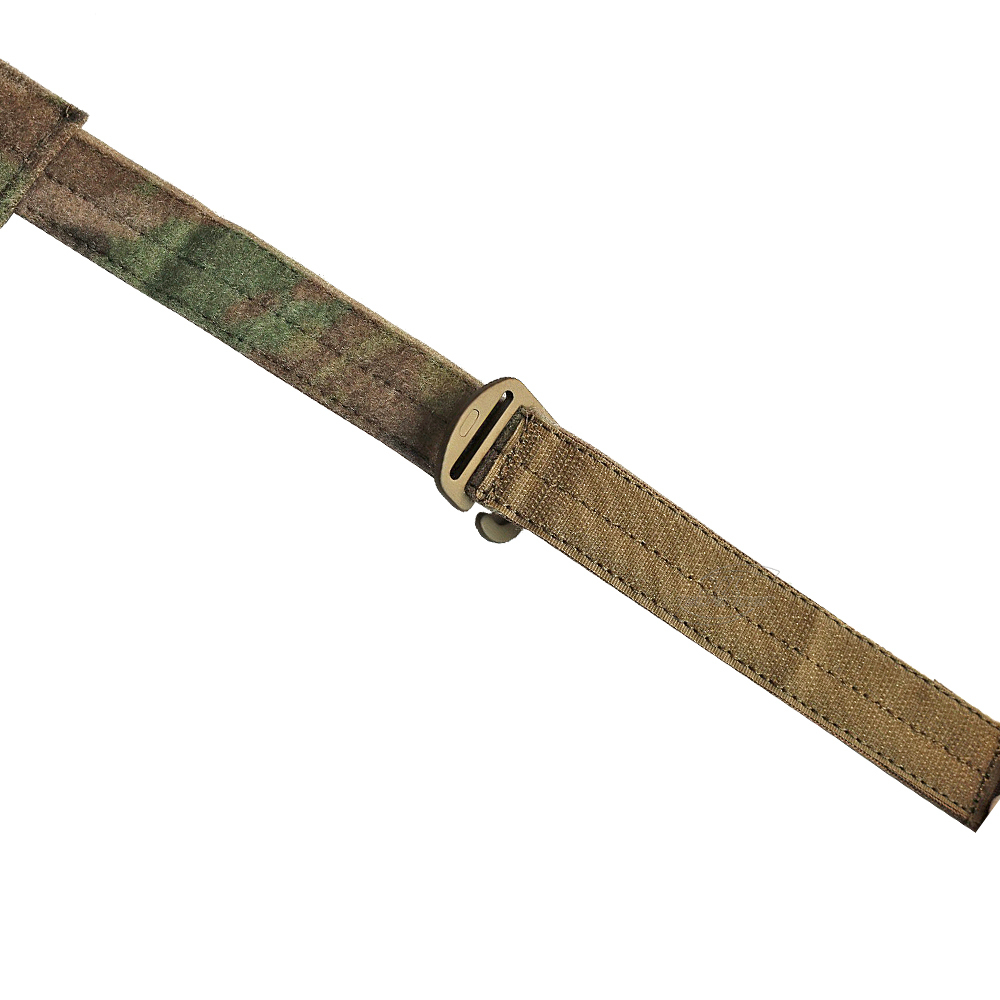 Cinturón interior táctico Bison estilo Ferro, gancho G, hebilla de Metal de separación rápida, cinturón ligero, accesorios de caza y Paintball