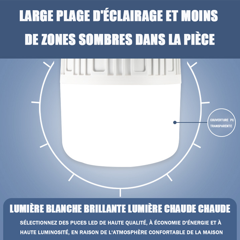 Lampes de secours LED rechargeables par USB, lanternes extérieures portables, ampoule clignotante, batterie, barbecue, camping, 650W