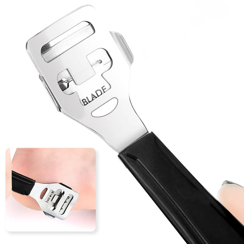 Pedicure ชุด Peeling และ Exfoliating Calluses แปรงขัดเท้าสแตนเลส Double-Sided Foot Care เหยียบหิน 10 in 1