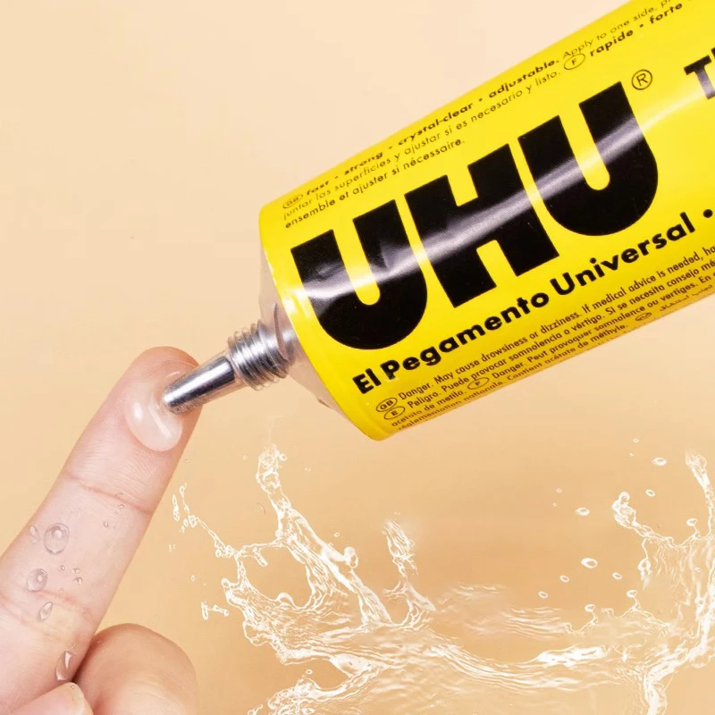 UHU 다목적 투명 접착제, 초강력 투명 접착제, 수제 모델 접착제, 원단 가죽 접착제, DIY 접착제