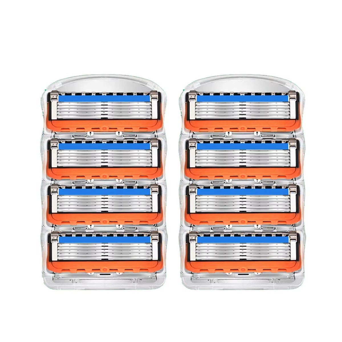 Fusion series NEW 5-layer Razor Blades, Replacement Blades, Vintage Wet Shaving Safety Razor, Skin Protection Classic Razor