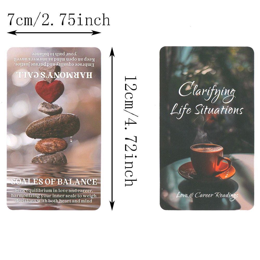 Klärung von Lebens situationen Liebe und Karriere Lesungen Orakel karten Englisch Version Tarot Deck in Box 80-Karten