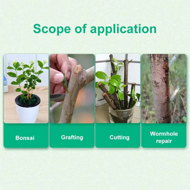 50g Bonsai Pruning Cutting Paste Wound Paste And Grafting Sealant Bonsai Tool Kit For Garden Plant Grafting For Quick