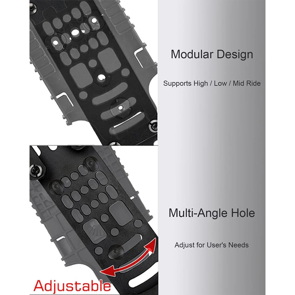 Tactical Metal Modular Pistol Holster Adapter Compatible QLS Platform Holster Drop Leg Band Hunting Quick Pull Draw Adapter