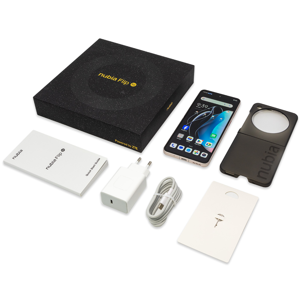 ZTE Nubia Flip Smartphone 5G 6,9 120Hz Pantalla Snapdragon 7 Gen 1 33W Carga rápida Cámara de 50MP Versión global