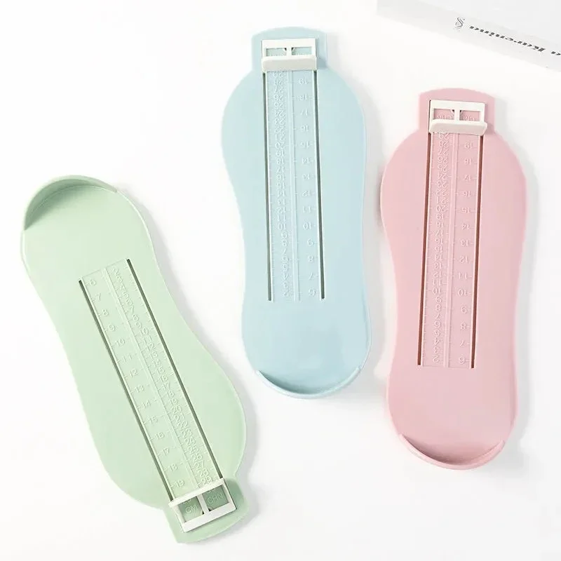 1pcs 아기 발 눈금자 어린이 발 길이 측정 장치 어린이 신발 계산기 어린이 유아 신발 피팅 게이지 도구