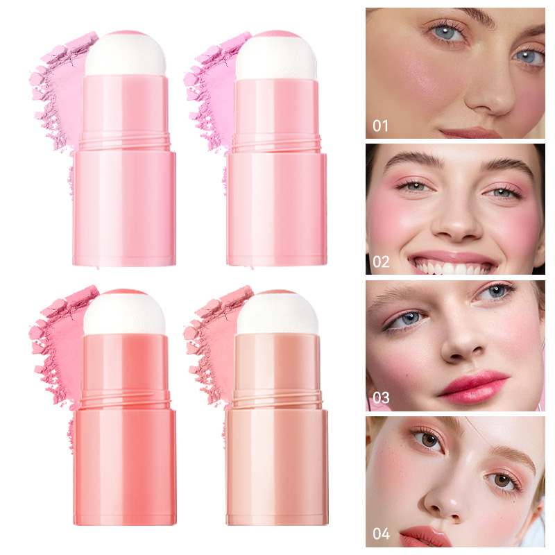 Life Girls Pink Two Cheek Ball Bong Wonder Korean System Woman, Non-Slip Straight Makeup, Low-Pressing Expansion Sponge Ball Bong, Corrects Korean Face to Create Bright, Thin and Delicate Ball Bong Improves Motivation.