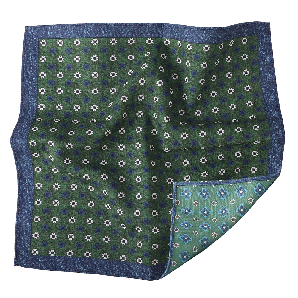 Tailor Smith Heren Hanky Pochet Bloem Paisley Bloemen Omkeerbare Zakdoek Bruiloft Cadeau Accessoire ﻿