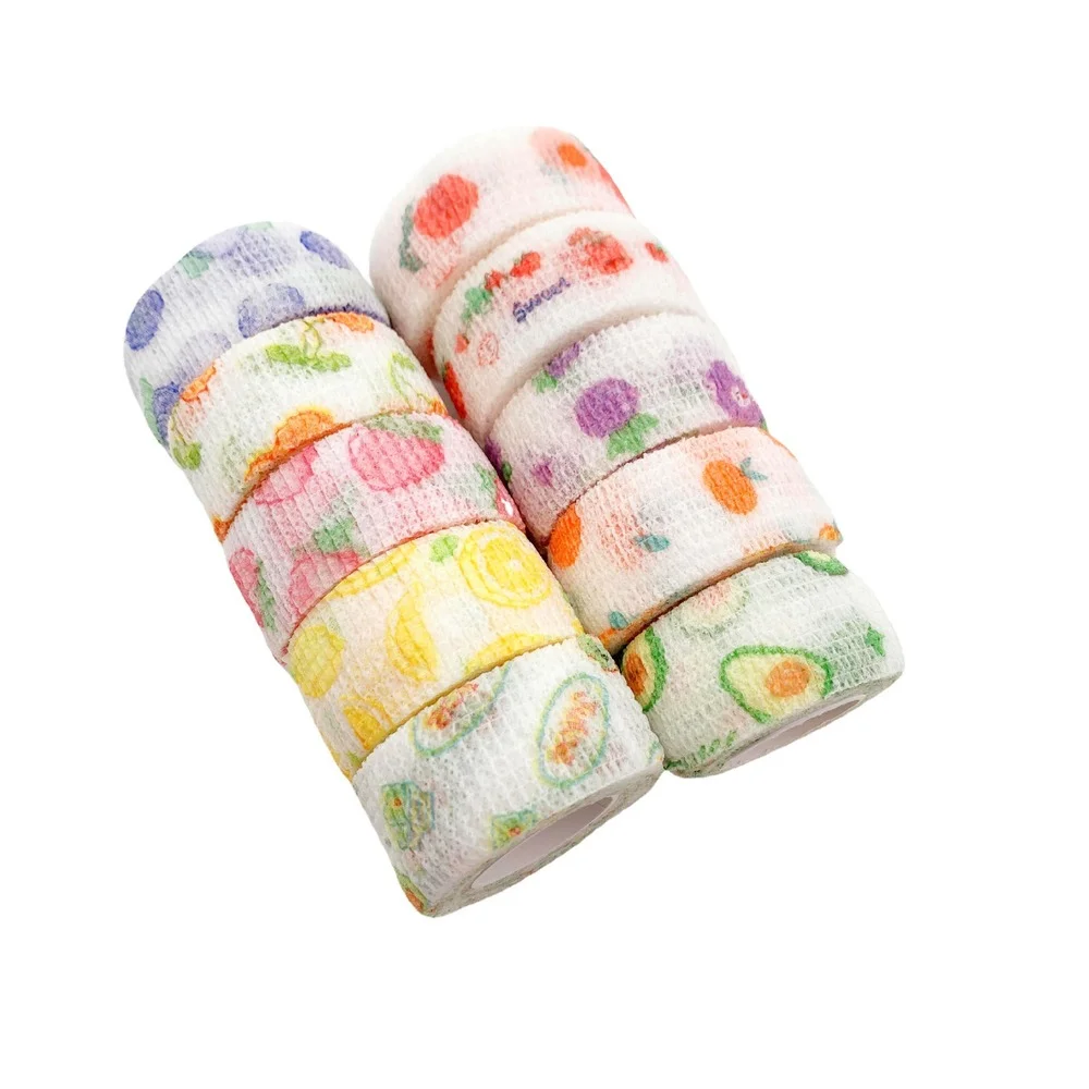 Bunte Elastische Wrap Band Klebstoff Outdoor Jagd Band Wasserdicht Wrap Langlebig Selbst Klebe Elastische Bandage