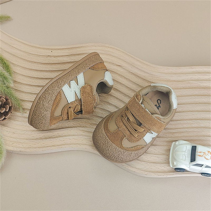 New Autumn Baby First Walkers Shoes Leather Toddler Boys Sneakers Soft Sole Infant Fashion little Kids Girls Shoes 15-25