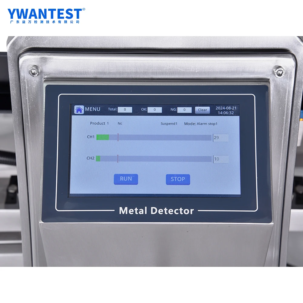 Professi Tunnel Metal Detector For Food Waterproof High Accuracy With Automatic Learn System Advanced Technology Easy To Operate