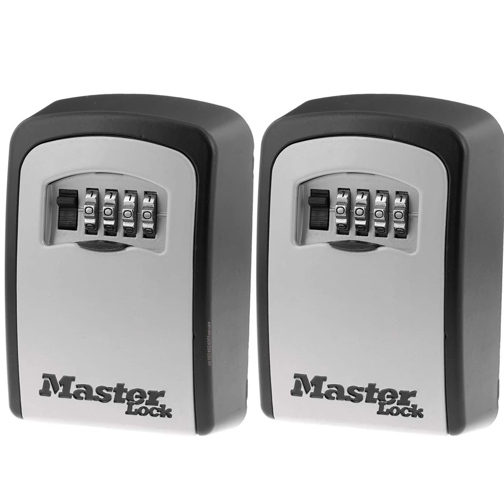 Ящик для хранения ключей Master Lock, настенный уличный Сейф из нержавеющей стали для ключей дома с комбинированным замком, большой ящик
