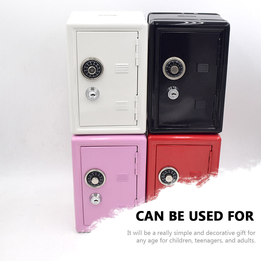 1 stks Geld Strongbox Premium Iron Lock Desktop Mini Geld Opslag Container Home Office Accessoire