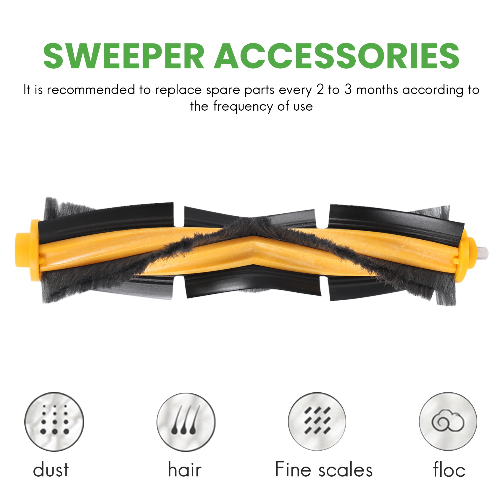 掃除機用スペアパーツ,メインブラシ用交換キット,ozmo 900,dn5g用