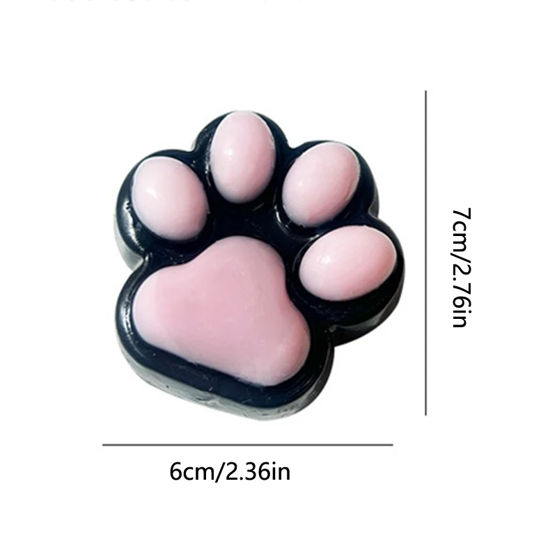 Cat Paw Mochi Taba Squishy Fidget ของเล่นตุ๊กตาน่ารัก Cat Paw ซิลิโคนช้า Rebound Pinch Decompression ของเล่นความเครียด Release Vent ของเล่น