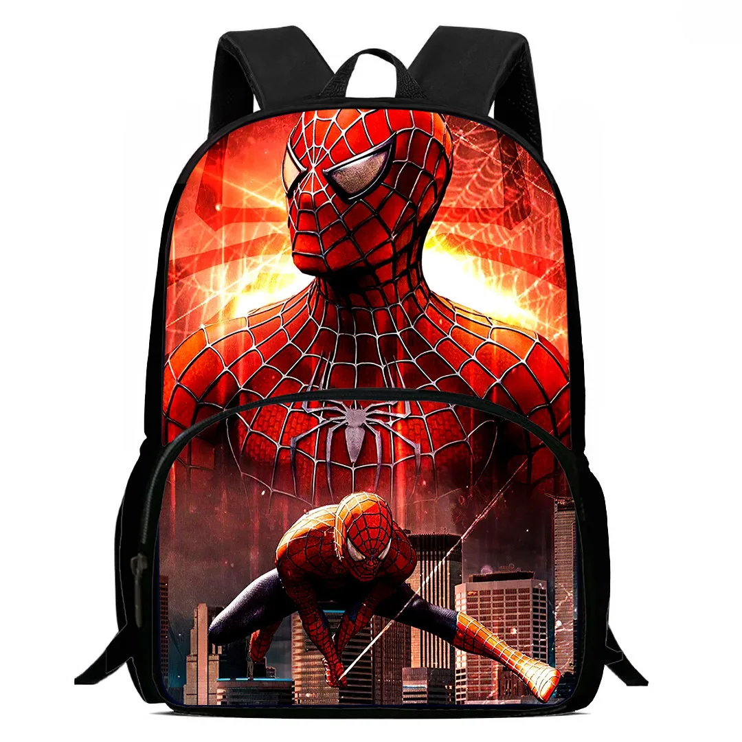 Marvel-Kinderschulrucksack mit Vordertasche, Cartoon-Marvel-Schultaschen für Jungen und Mädchen, langlebiger Kinderrucksack für Schüler