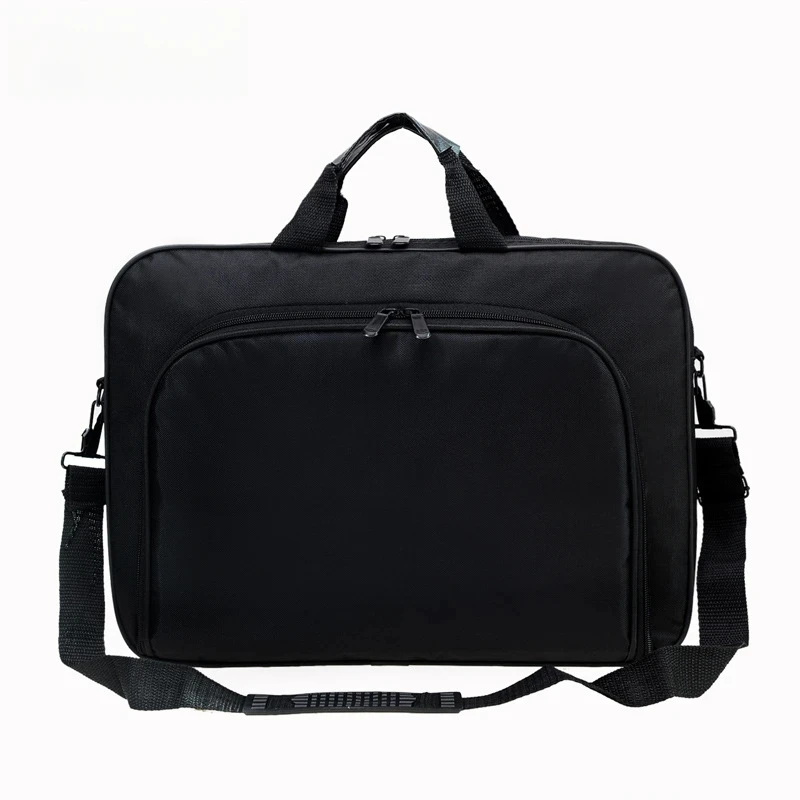 Bolso para ordenador portátil de 15,6 pulgadas y 17 pulgadas, bolsos portátiles de nailon para ordenador, bolso de hombro para ordenador portátil, bolso de hombro con cremallera, estilo Simple